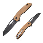 60XT XT1318 Camping Hunting Knife, Unique Compact Light Weight Aluminum Handle With Belt Clip Liner Lock For Outdoor Activity Camping Fishing Hiking Backpacking Men Wome's Gift
