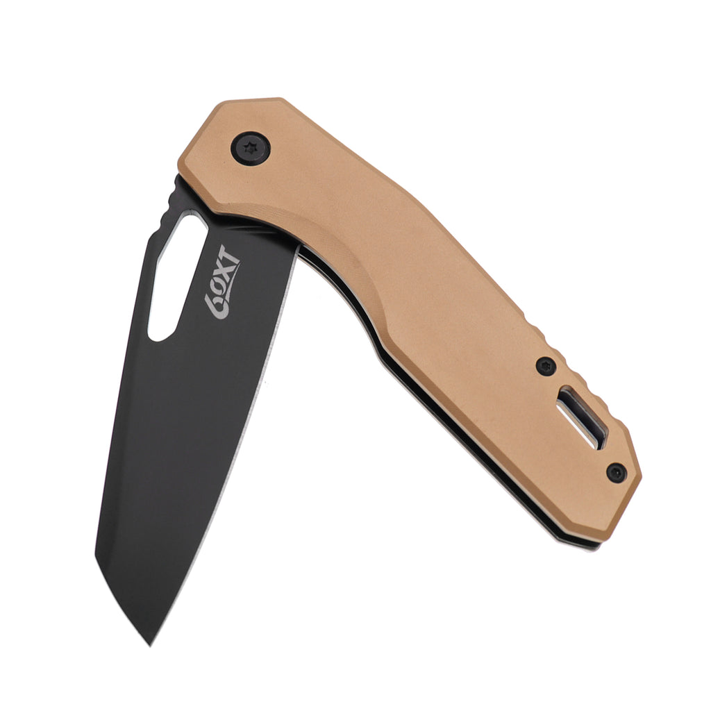 60XT XT1318 Camping Hunting Knife, Unique Compact Light Weight Aluminum Handle With Belt Clip Liner Lock For Outdoor Activity Camping Fishing Hiking Backpacking Men Wome's Gift