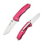 60XT XT1330 Pocket Knife For Women, Foldable Portable Handy Folding Knvies, Sharpness Liner Lock Comes With Belt Clip Gift For Women