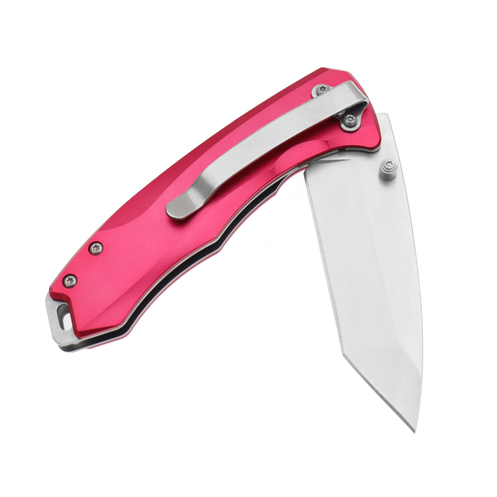 60XT XT1330 Pocket Knife For Women, Foldable Portable Handy Folding Knvies, Sharpness Liner Lock Comes With Belt Clip Gift For Women