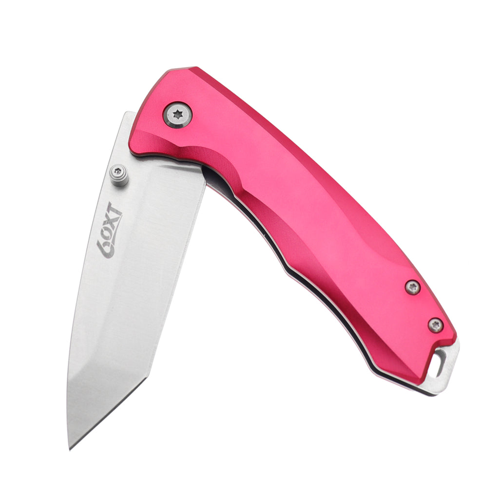 60XT XT1330 Pocket Knife For Women, Foldable Portable Handy Folding Knvies, Sharpness Liner Lock Comes With Belt Clip Gift For Women