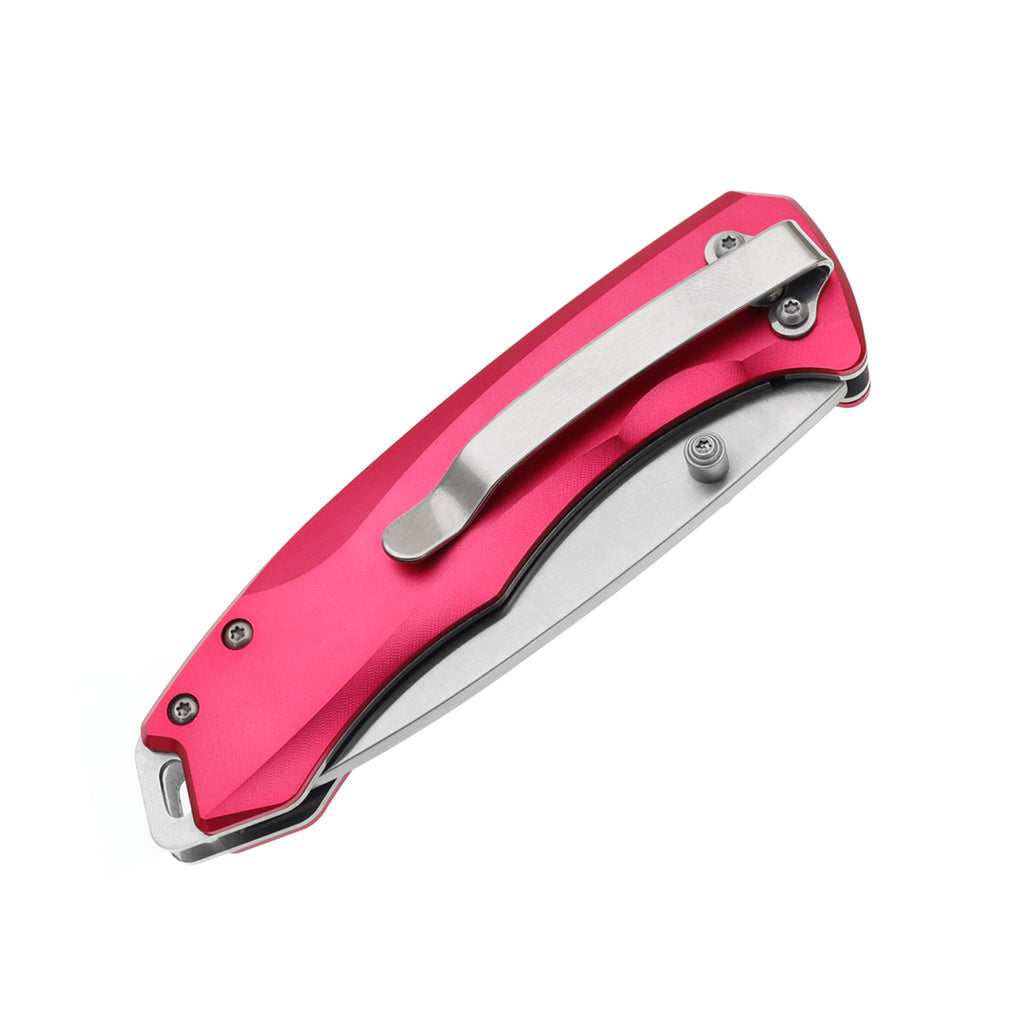 60XT XT1330 Pocket Knife For Women, Foldable Portable Handy Folding Knvies, Sharpness Liner Lock Comes With Belt Clip Gift For Women