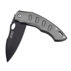 60XT XT1319 Folding Pocket Knife, Survival Knife Liner Lock with Clip, Tactical Knives, Black Blade Ideal For Outdoor Camping Fishing Hunting