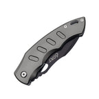 60XT XT1319 Folding Pocket Knife, Survival Knife Liner Lock with Clip, Tactical Knives, Black Blade Ideal For Outdoor Camping Fishing Hunting