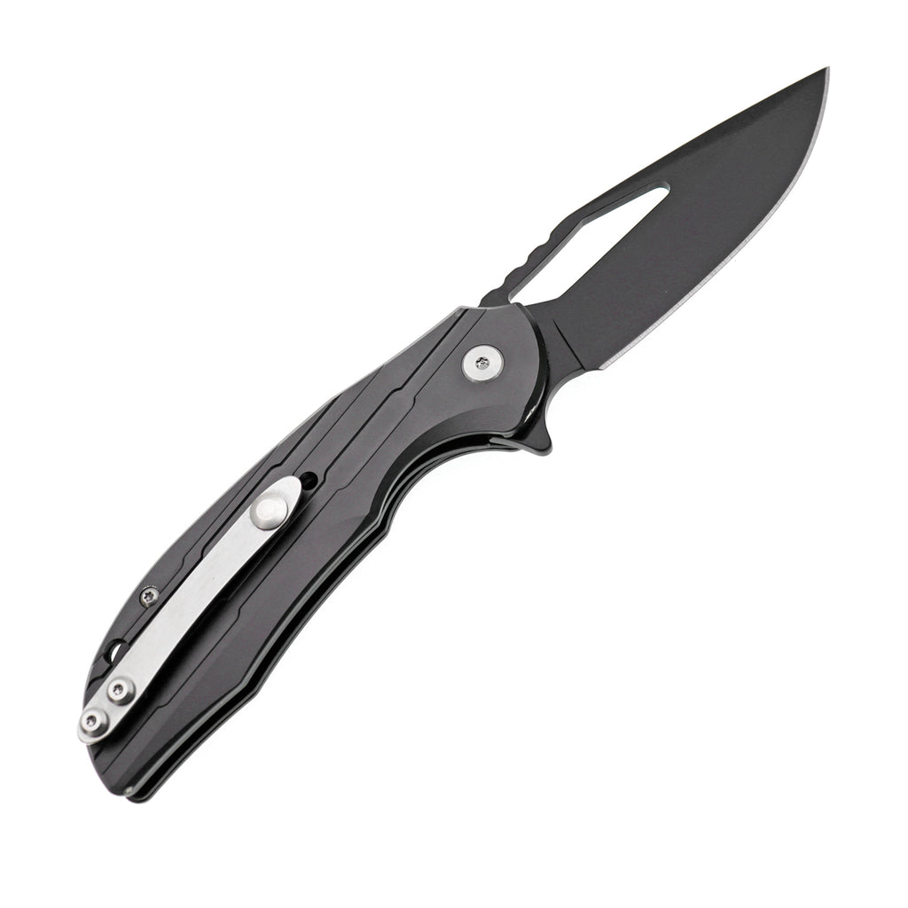 60XT XT1320 Pocket Knife, Folding Knives, Light-Weight Aluminum Alloy Handle, Precision Inner Ball Bearing, Fast Deployment Open-Assisted For Outdoor Activity Camping Fishing Hiking