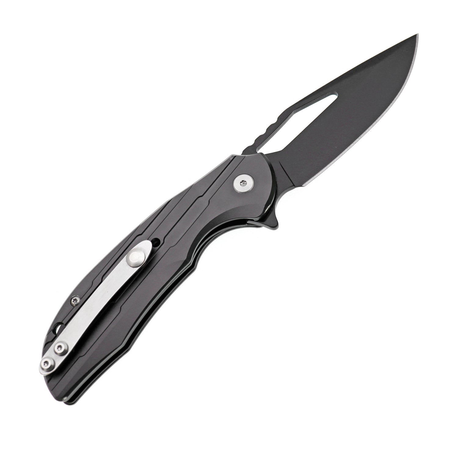 60XT XT1320 Pocket Knife, Folding Knives, Light-Weight Aluminum Alloy Handle, Precision Inner Ball Bearing, Fast Deployment Open-Assisted For Outdoor Activity Camping Fishing Hiking