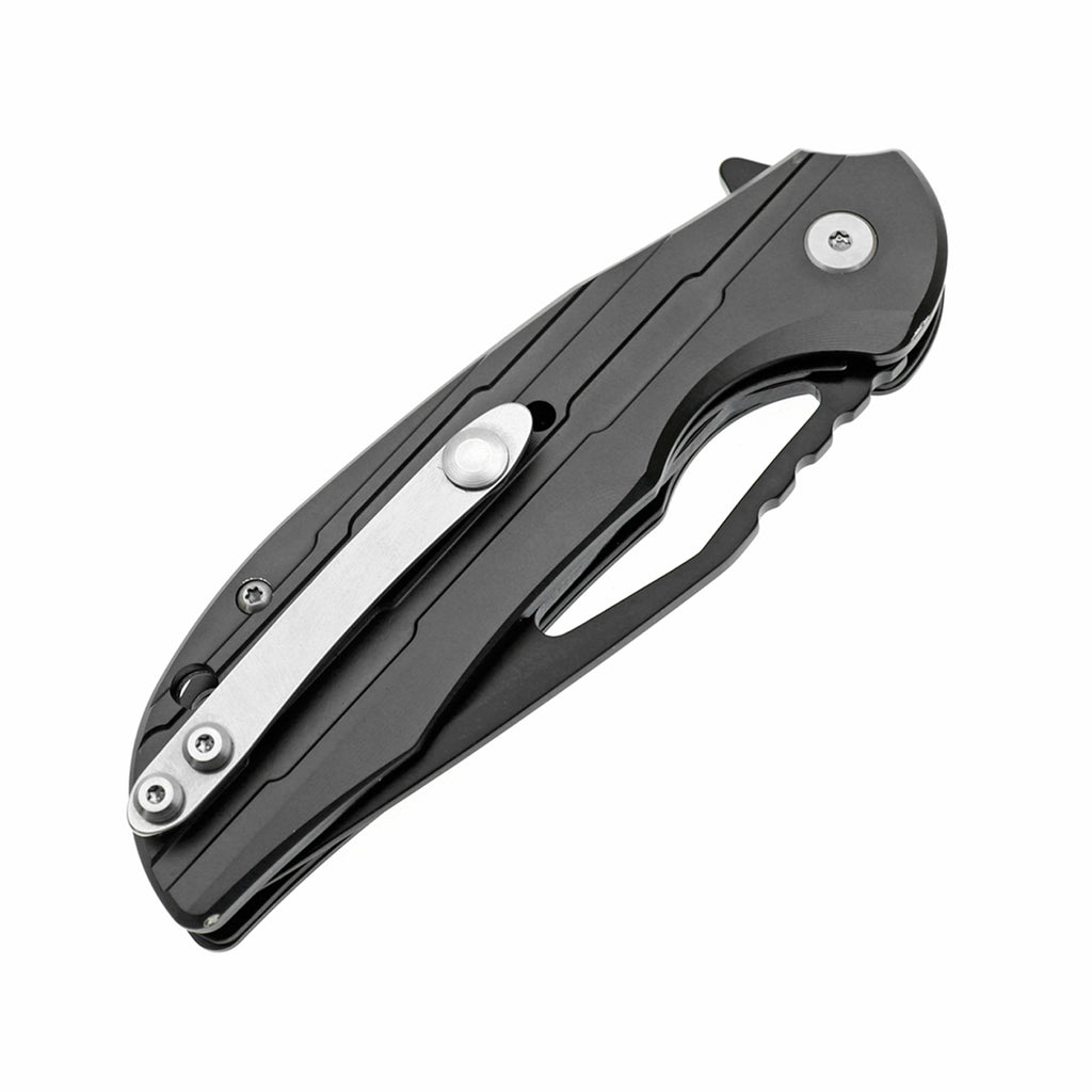 60XT XT1320 Pocket Knife, Folding Knives, Light-Weight Aluminum Alloy Handle, Precision Inner Ball Bearing, Fast Deployment Open-Assisted For Outdoor Activity Camping Fishing Hiking