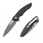 60XT XT1305 Folding Pocket Knife, Small EDC Aluminum Handle LIner Lock With Pocket Clip For Men Women Sharp Camping Survival Hiking Knives