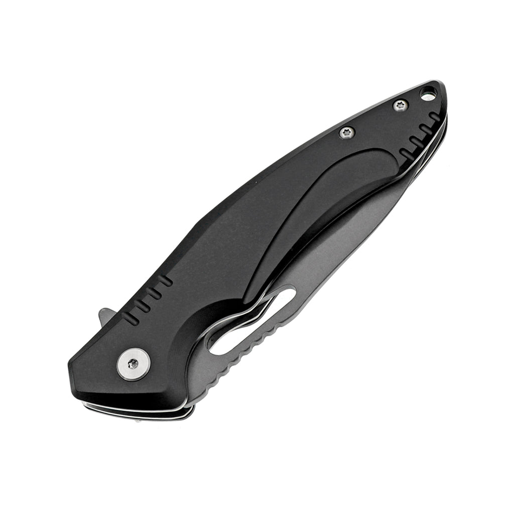60XT XT1305 Folding Pocket Knife, Small EDC Aluminum Handle LIner Lock With Pocket Clip For Men Women Sharp Camping Survival Hiking Knives