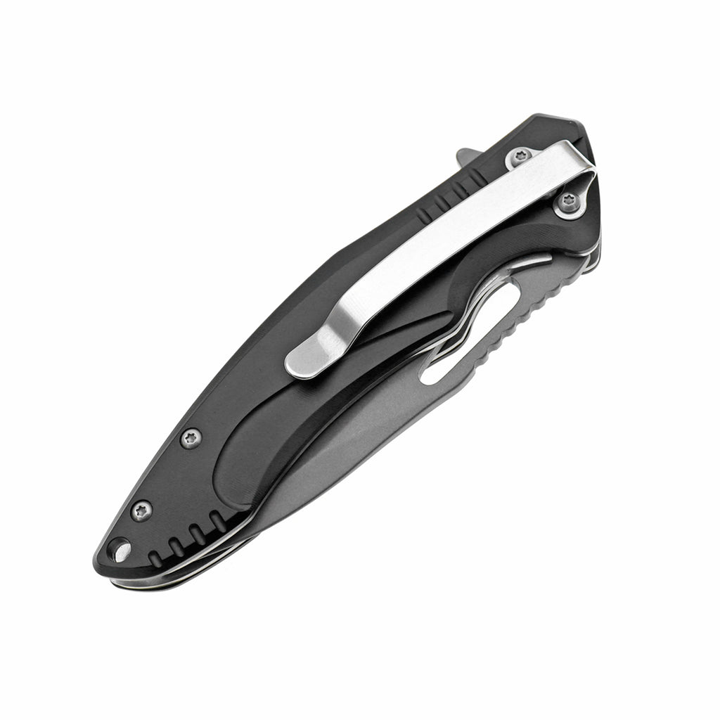 60XT XT1305 Folding Pocket Knife, Small EDC Aluminum Handle LIner Lock With Pocket Clip For Men Women Sharp Camping Survival Hiking Knives