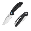 60XT XT132G Pocket Knife, Folding Knives, G10 Handle, Precision Inner Ball Bearing, Fast Deployment Open-Assisted For Outdoor Activity Camping Fishing Hiking