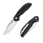 60XT XT132G Pocket Knife, Folding Knives, G10 Handle, Precision Inner Ball Bearing, Fast Deployment Open-Assisted For Outdoor Activity Camping Fishing Hiking
