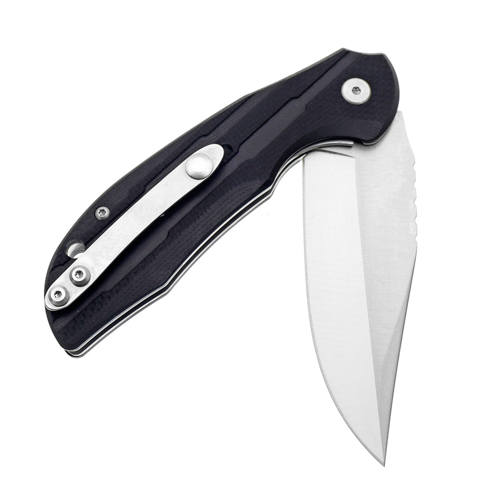 60XT XT132G Pocket Knife, Folding Knives, G10 Handle, Precision Inner Ball Bearing, Fast Deployment Open-Assisted For Outdoor Activity Camping Fishing Hiking