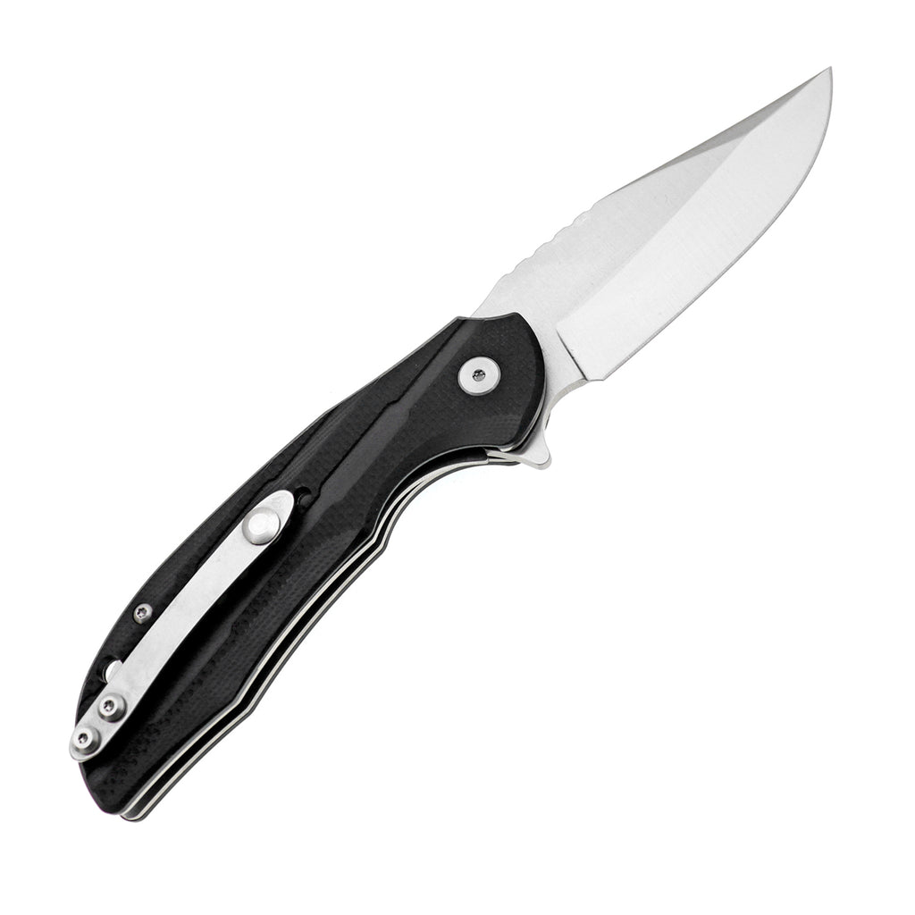 60XT XT132G Pocket Knife, Folding Knives, G10 Handle, Precision Inner Ball Bearing, Fast Deployment Open-Assisted For Outdoor Activity Camping Fishing Hiking