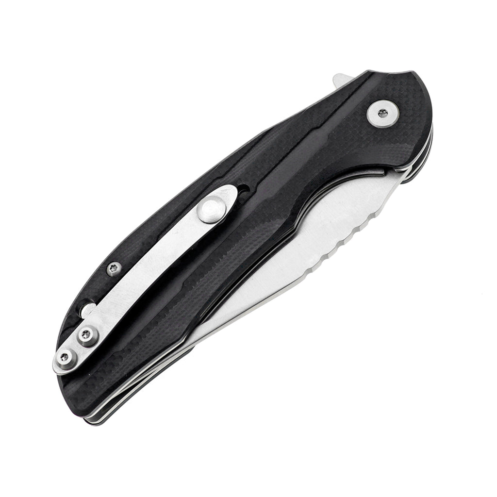 60XT XT132G Pocket Knife, Folding Knives, G10 Handle, Precision Inner Ball Bearing, Fast Deployment Open-Assisted For Outdoor Activity Camping Fishing Hiking