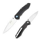 60XT XT1328G Precision Folding Pocket Knife for Men, Compact G10 Handle 5Cr15Mov Blade Ideal for Outdoor Camping Hiking Fishing Backpacking Gift Choice