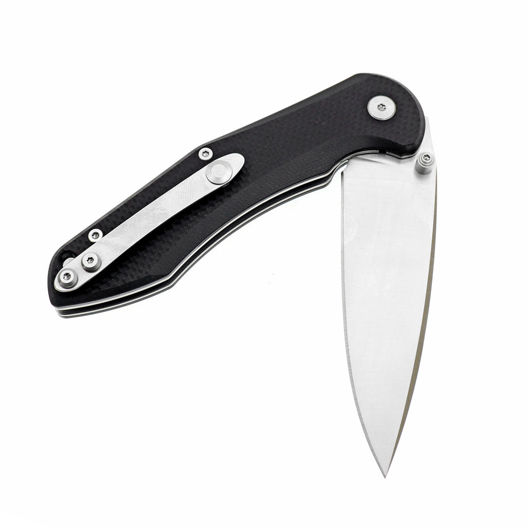 60XT XT1328G Precision Folding Pocket Knife for Men, Compact G10 Handle 5Cr15Mov Blade Ideal for Outdoor Camping Hiking Fishing Backpacking Gift Choice