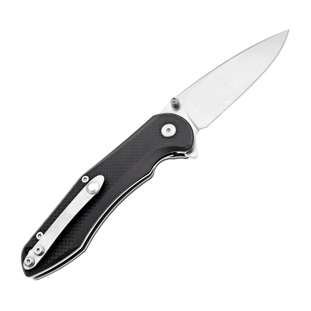 60XT XT1328G Precision Folding Pocket Knife for Men, Compact G10 Handle 5Cr15Mov Blade Ideal for Outdoor Camping Hiking Fishing Backpacking Gift Choice