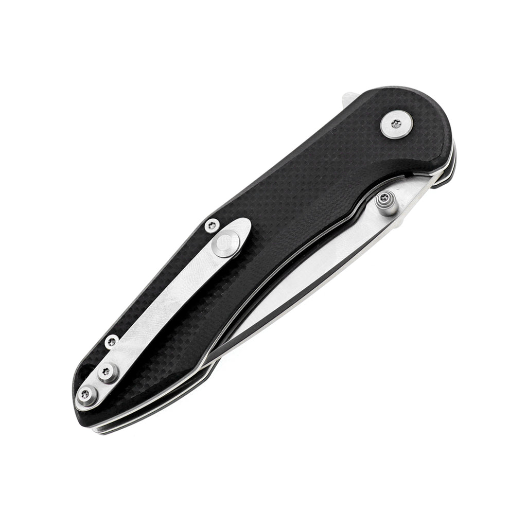 60XT XT1328G Precision Folding Pocket Knife for Men, Compact G10 Handle 5Cr15Mov Blade Ideal for Outdoor Camping Hiking Fishing Backpacking Gift Choice