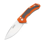 60XT Pocket Knife Folding Knives 3.15 inch 14C28N Steel, Compact High Hardness Blade Ball Bearing Durable G10 Handle with Carbon Fiber Inlay Belt Clip Outdoor Camping Backpacking Hiking Gift for Men