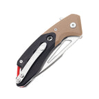 60XT Folding Pocket Knife, High Hardness 14C28N Steel Blade With Clip for Men Unique & Compact Design G10 Handle Ideal For Outdoor Camping Hiking Fishing Decent Gift