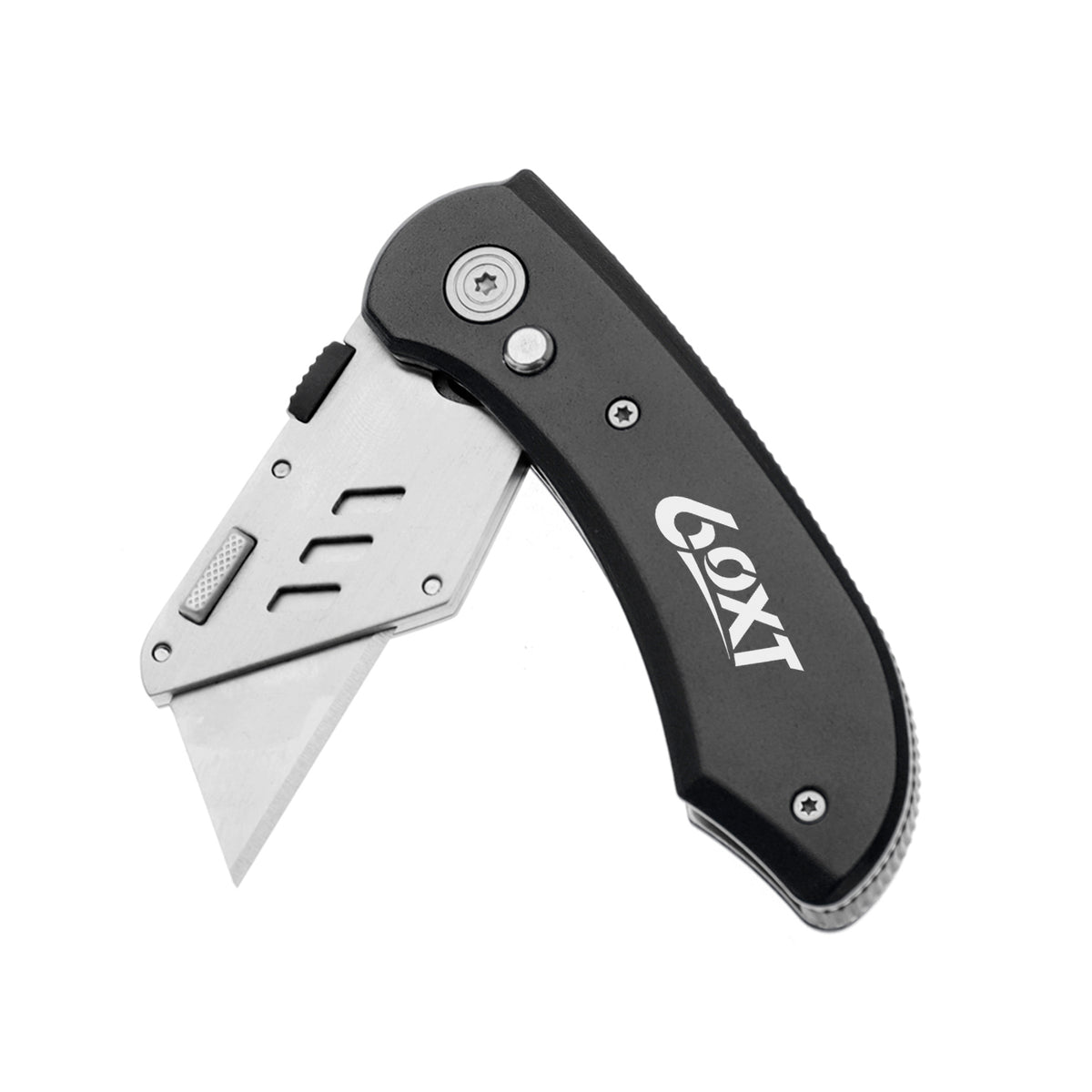 60XT Utility Knife Folding Safety Lock & Quick Change with 10 Extra SK5 Replacement Blade Lightweight Aluminum Handle & Pocket Clip Multi-Use Box Cutter Office Home Art Diy Great Gift Choice