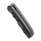 60XT Utility Knife Folding Safety Lock & Quick Change with 10 Extra SK5 Replacement Blade Lightweight Aluminum Handle & Pocket Clip Multi-Use Box Cutter Office Home Art Diy Great Gift Choice (Black)