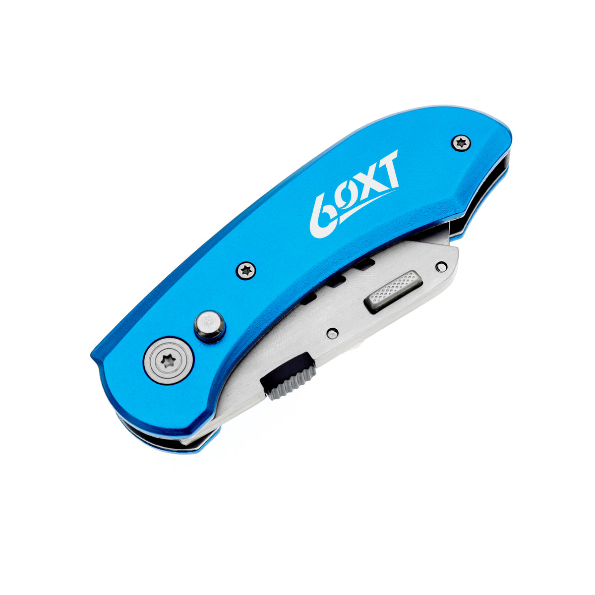 60XT Utility Knife Folding Safety Lock & Quick Change with 10 Extra SK5 Replacement Blade Lightweight Aluminum Handle & Pocket Clip Multi-Use Box Cutter Office Home Art Diy Great Gift Choice