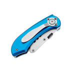 60XT Utility Knife Folding Safety Lock & Quick Change with 10 Extra SK5 Replacement Blade Lightweight Aluminum Handle & Pocket Clip Multi-Use Box Cutter Office Home Art Diy Great Gift Choice