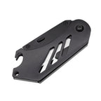 60XT EDC Folding Utility Knife Small Box Cutter, Bottle Opener Unique Compact Portable with 5 Extra SK5 Replacement Blades Keychain Foldable Pocket Tool for Daily Use Carton Carboard Zip Ties Cable
