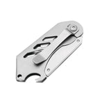 60XT Small Utility Knife, Mini Box Cutter with Bottle Opener, Compact Portable Light Weight Everyday Carry Extra SK5 Replacement blades Foldable Quick Change Pocket EDC Gear for Carton, Carboard