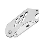 60XT Small Utility Knife, Mini Box Cutter with Bottle Opener, Compact Portable Light Weight Everyday Carry Extra SK5 Replacement blades Foldable Quick Change Pocket EDC Gear for Carton, Carboard