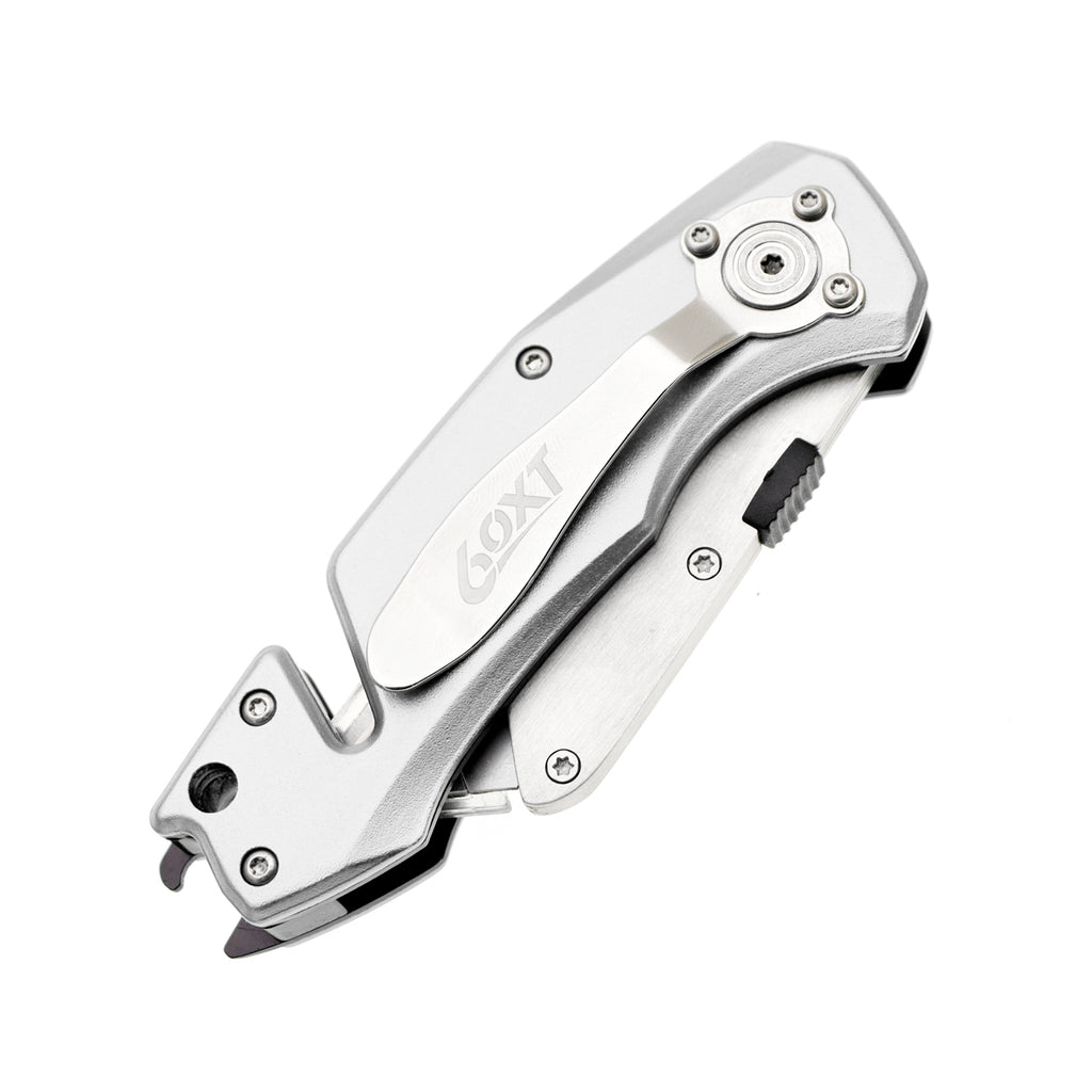 60XT Box Cutter Folding With Bottle Opener Utility Knife Wrench 5/6/7/8/9/10mm MultiFunction Tool Safety Lock Quick Change 10PCS Extra SK5 Replacement Blade Multools for Men Women Christmas Father Gift