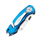 60XT Folding Utility Knife With Bottle Opener Hex Wrench Safety Lock Quick Change 10 Extra SK5 Replacement Blade Lightweight Aluminum Handle Pocket Clip Multitool Box Cutter Men Father Diy Gift Choice